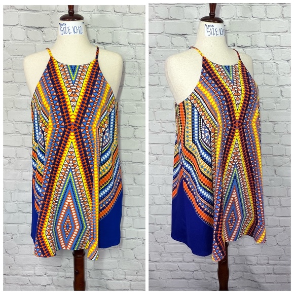 👗Colorful Graphic Adjustable Tent Dress - Picture 1 of 9